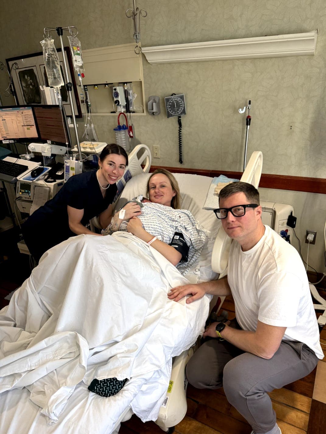Real doula support moment