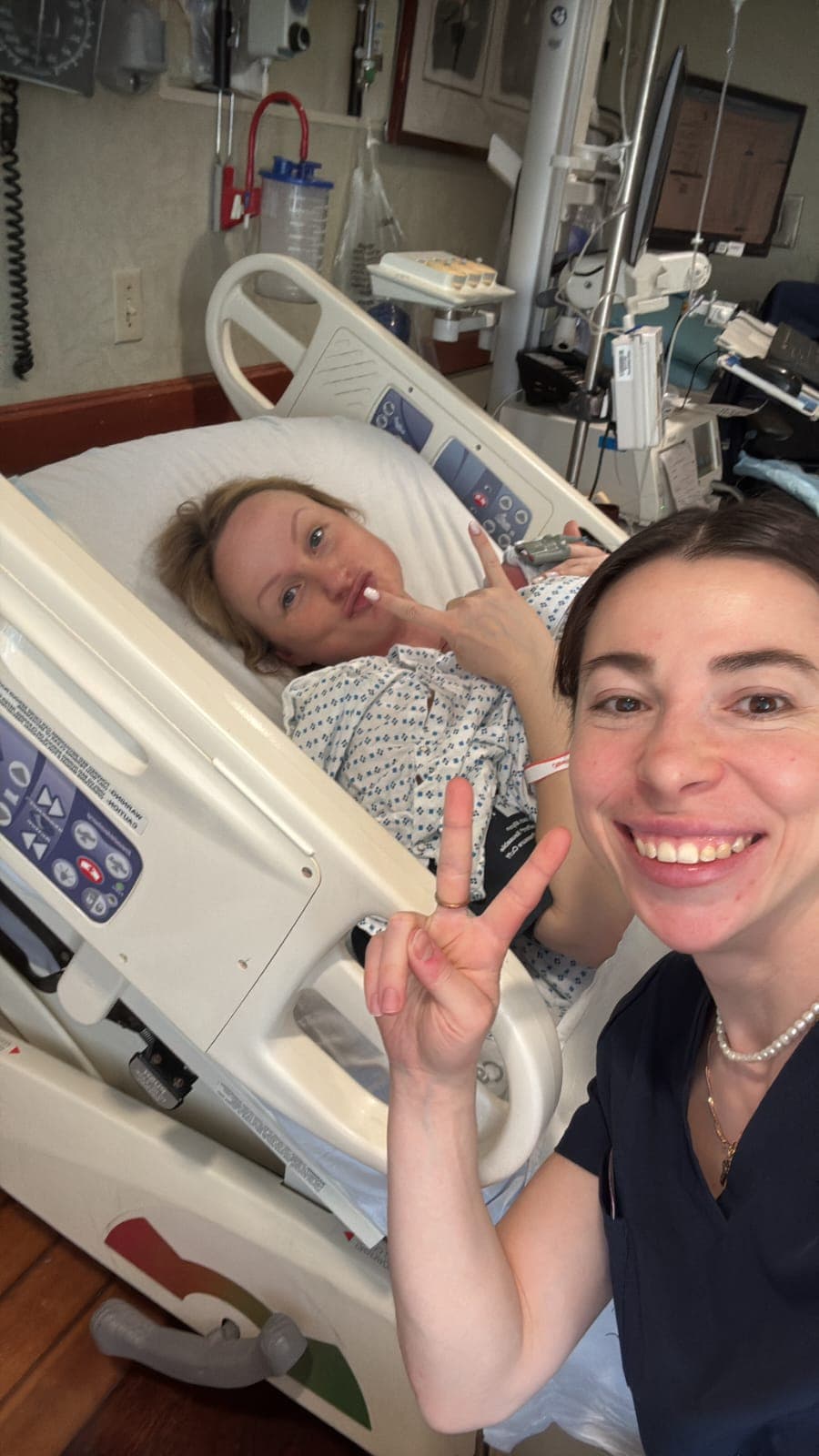 Real doula support moment