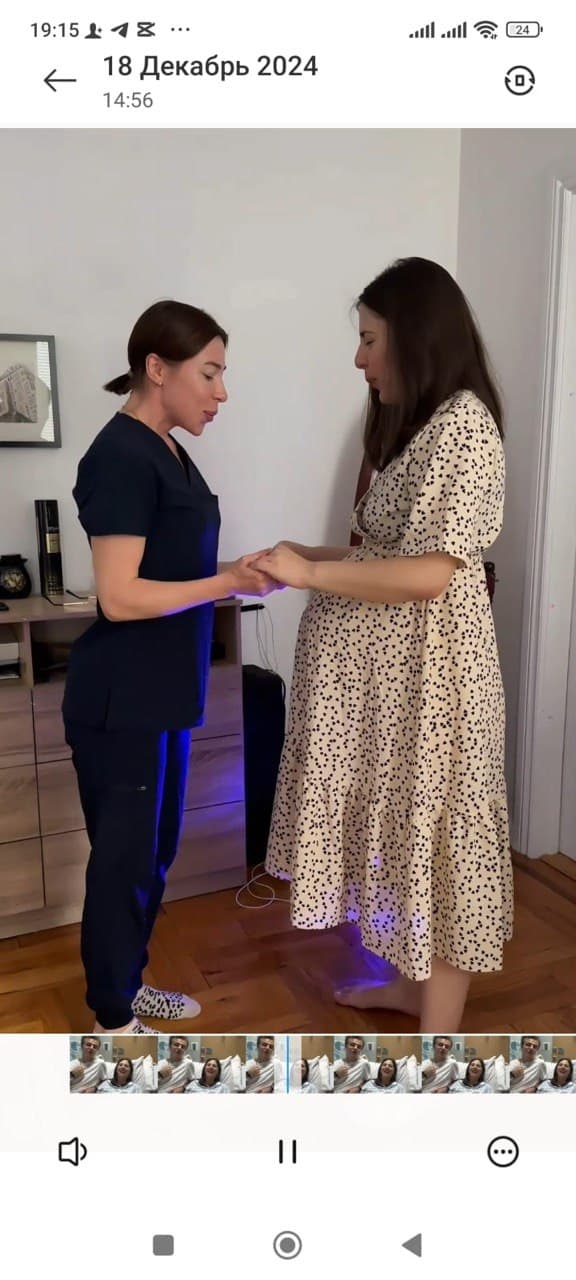 Real doula support moment